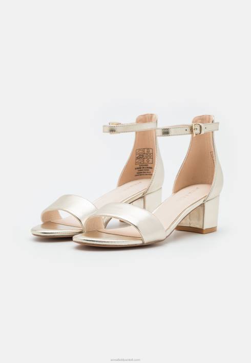 femei sandale din piele aurii Anna Field22841301