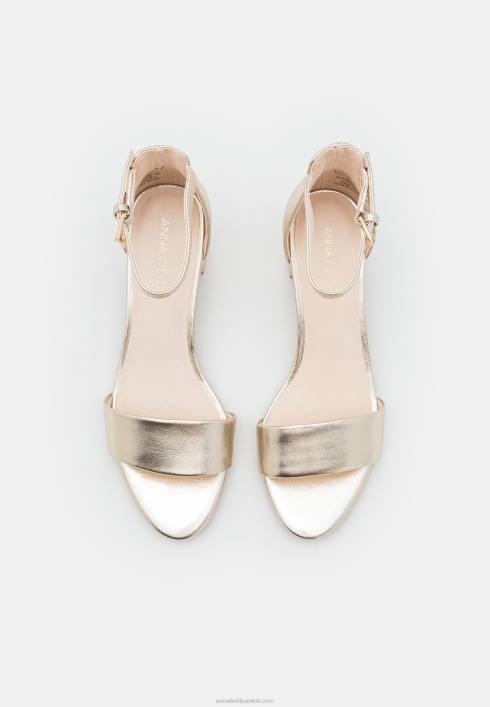 femei sandale din piele aurii Anna Field22841301