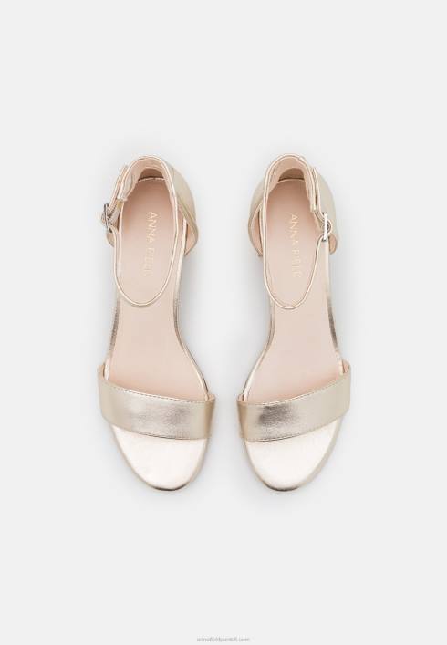 femei sandale din piele aurii Anna Field22841318