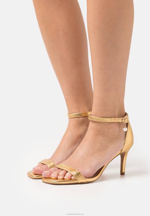 femei sandale din piele aurii Anna Field22841409