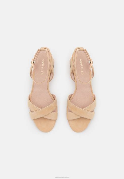 femei sandale din piele bej Anna Field22841359