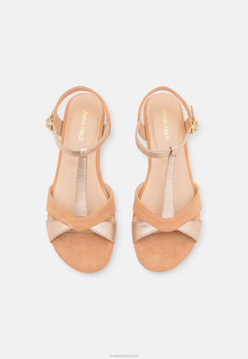femei sandale din piele bej Anna Field22841385