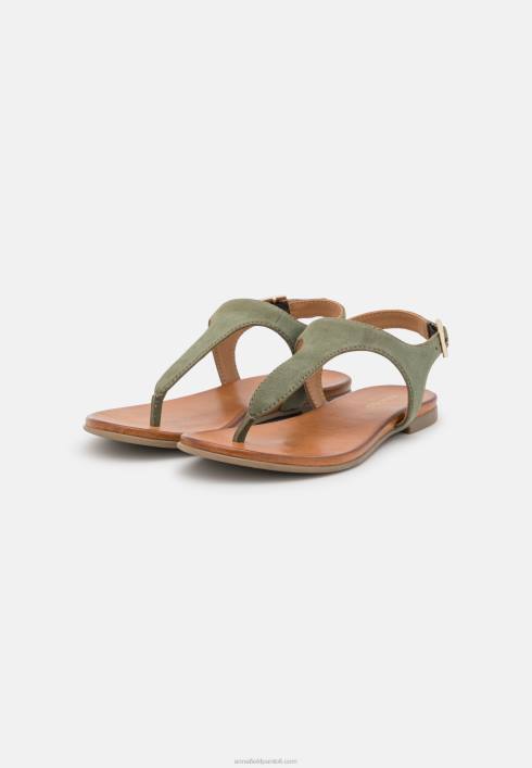 femei sandale din piele kaki Anna Field22841399