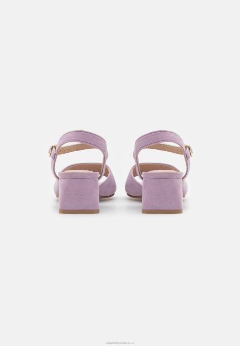 femei sandale din piele liliac Anna Field22841329