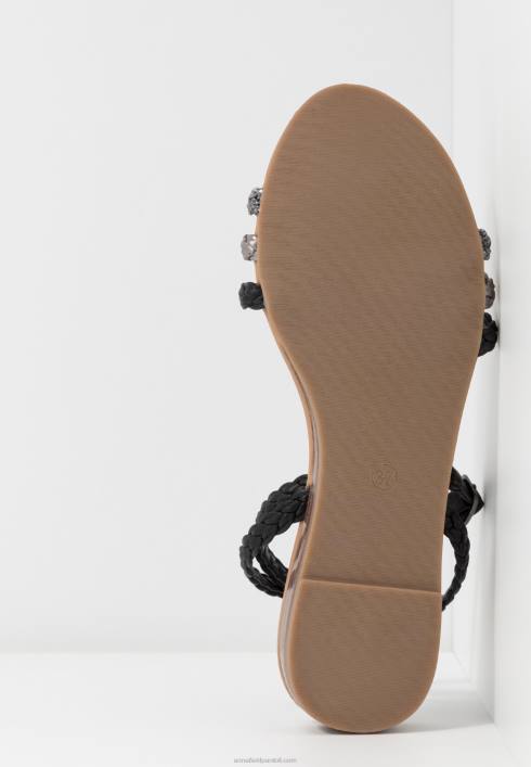 femei sandale negre/argintii Anna Field22841248