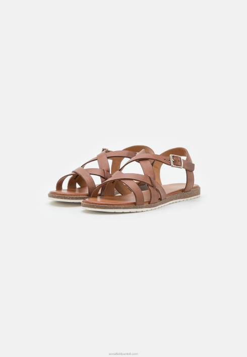femei sandale piele coniac Anna Field22841284