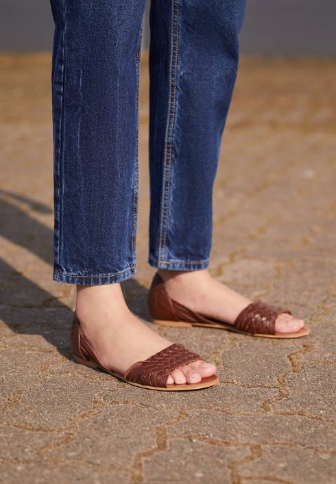 femei sandale piele coniac Anna Field22841389