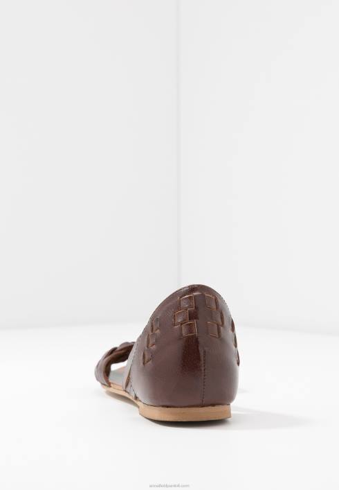 femei sandale piele coniac Anna Field22841389