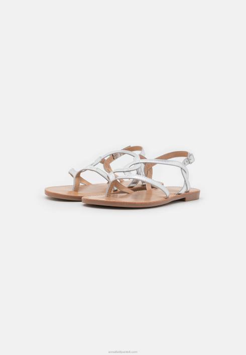 femei sandale t-bar argintii Anna Field22841507