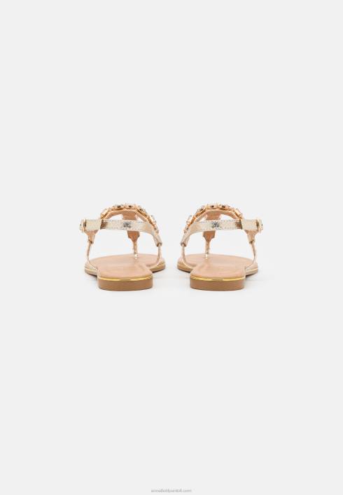 femei sandale t-bar aurii Anna Field22841517