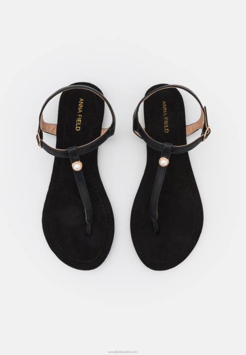 femei sandale t-bar negre Anna Field22841510