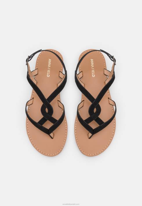 femei sandale t-bar negre Anna Field22841531